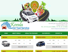 Tablet Screenshot of keralatouristtaxiservice.com